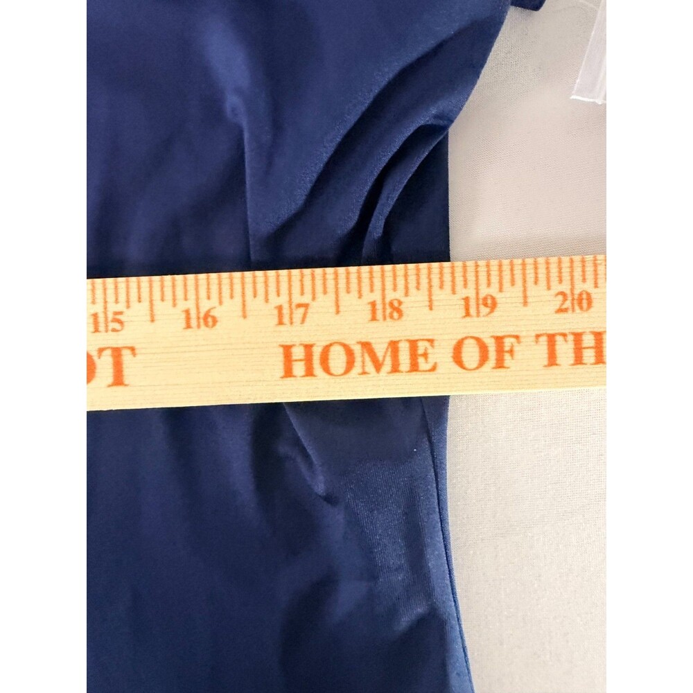 Tek Gear Womens XL Golf Polo Shirt Blue Short Sleeve Stretch NWT MSRP $30 - Picture 6 of 8